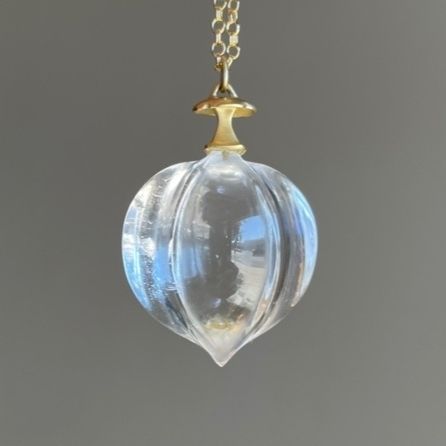 18k & Quartz Crystal Hickory Nut Pendant by Gabriella Kiss #gabriellakiss #futureheirlooms #augustla Gabriella Kiss, Human Condition, Beautiful Things, Quartz Crystal, Kiss, Ceiling Lights, Wardrobe, Crystals, Pendant