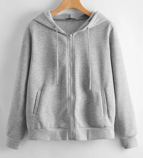 Spring Hoodie, Pull Gris, Hoodie Oversize, Long Sleeves Coats, Hooded Cardigan, Hooded Tops, Zip Up Hoodies, Drawstring Hoodie, Women Clothes