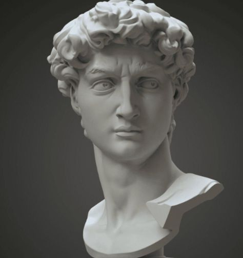 **Dimension: This article is a miniature replica 2.7in(7 cm) in height**  This 3D printed statue is a stunning reproduction of Michelangelo's iconic masterpiece, depicting the head of the hero David in all his strength and courage.  The replica is expertly crafted using state-of-the-art 3D printing technology, resulting in a highly detailed and accurate representation of the original sculpture. It is made of high-quality resin ,making it the perfect addition to any art collection or display.  Ow Bust Of David, David By Michelangelo, David Michelangelo, David Sculpture, Statue Of David, Michelangelo's David, Resin Making, 3d Printing Technology, Art 3d