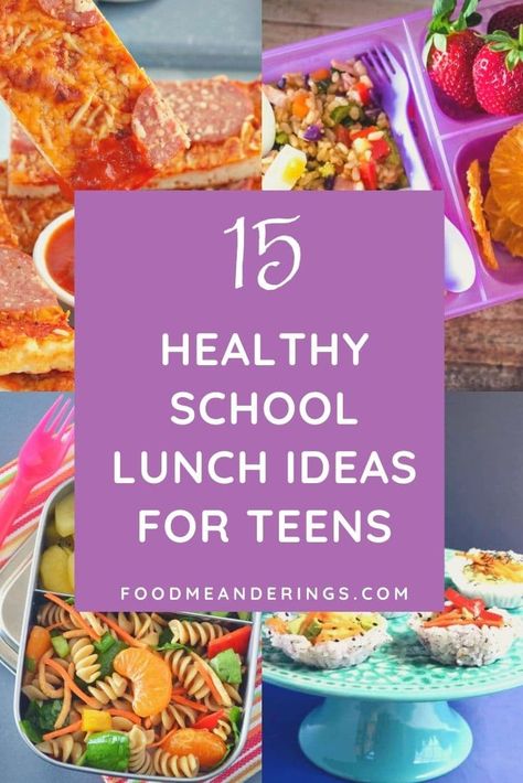 School Lunch Ideas Cold, Lunch Ideas Cold, Hot School Lunch Ideas, School Lunch Ideas For Teens, Lunch Ideas For Teens, Hot School Lunch, Cold School Lunches, High School Lunches, Healthy Cold Lunches