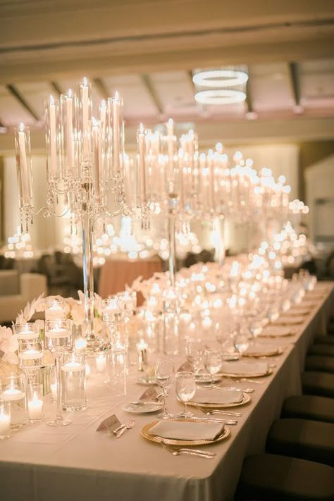 Kayla and Ross Weathers — Jenna Laine Weddings Candle Light Wedding Reception, Candle Lit Wedding Reception Romantic, Candle Lit Wedding Reception, Candle Centerpiece Wedding, White Candles Wedding, Wedding Reception Candles, Lit Wedding, Candles Reception, Greenery Wedding Centerpieces