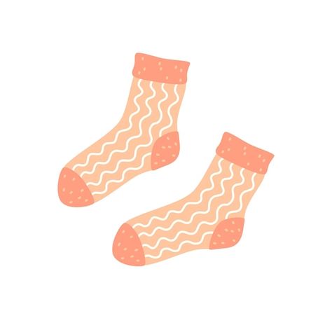 Autumn Widgets, Socks Illustration, Socks Logo, Socks Drawing, Ig Icon, Cartoon Clothes, Clothes Cartoon, Cosy Socks, White Clothes