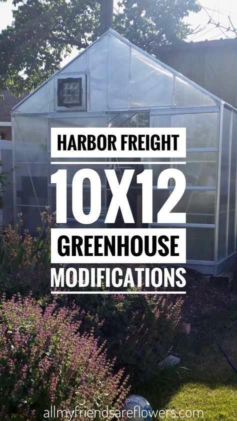 Harbor Freight Greenhouse, Serre Diy, Simple Greenhouse, Pvc Greenhouse, Cheap Greenhouse, Greenhouse Farming, Solar Greenhouse, Greenhouse Cover, Diy Greenhouse Plans