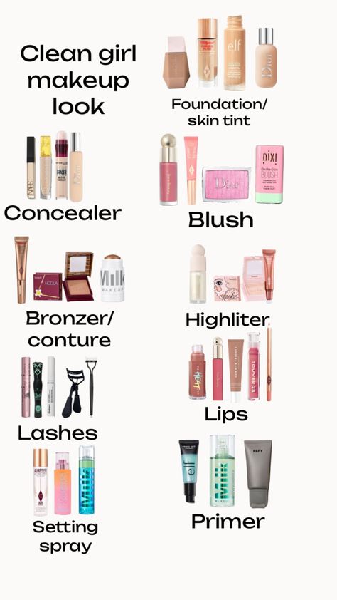 #cleangirlaesthetic #makeup #cleangirlmakeup Makeup Routine Guide, Classy Makeup, Simple Makeup Tips, Subtle Makeup, Prom Makeup Looks, Makeup Help, Easy Makeup Tutorial, Simple Makeup Looks, Natural Makeup Tutorial