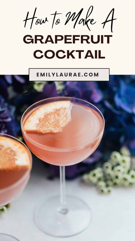 Delightfully effervescent and pretty in pink, my Grapefruit Gin Cocktail is bright, citrusy, and perfect for leisurely sipping. Made with just 4 ingredients in all of 3 minutes, it’s one of the quickest and easiest ways to shake off a bad day and and the perfect way to slip into Happy Hour. Grapefruit Juice Cocktail, Grapefruit Gin Cocktail, Brown Sugar Simple Syrup, Gin Fizz Cocktail, Grapefruit Bitters, Grapefruit Cocktail, Grapefruit Soda, Cookies Bars, Sweet Cocktails