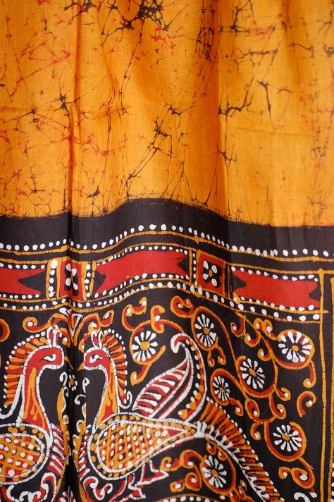 indian fabric | Indian Batik Fabric Scarf Hanging by metaphor1001 on Etsy: Bengal Art, Bengal Art, Manly Fashion, Indian Scarf, Batik Scarf, Indian Colours, Batik Art, Fabric Scarf, Indian Patterns, Batik Design