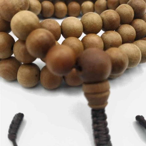 🤩Sandalwood Mala - 20.00€ This beautiful and wonderfully scented sandalwood mala for practice can be worn as a necklace, wrapped around the wrist as a bracelet, or can be used to recite the mantra itself. The 108 9mm or 8mm beads are joined together and are strung on a black or brown cord. Directly from Nepal, Bhutan and India. Fast and safe shipping to all over the world. ⭐ Follow us @tibetanmeditationshop Sandalwood Mala, 8mm Beads, A Bracelet, Bhutan, Mantra, Nepal, All Over The World, India, Bracelet