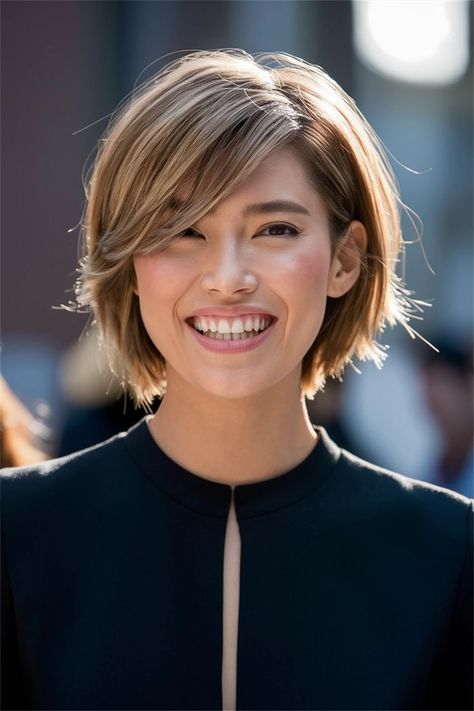 #hairstyleinspo #hairgoals #hairtrends #hairstyleideas #hairinspiration #hairtutorial #hairtransformation #hairlove #hairstyleoftheday #hairfashion Japanese Hairstyles Short Hair, Long Bob Asian, Short Hair Japanese, Japanese Short Hair, Japanese Hairstyles, Messy Bob Hairstyles, Short Hair Images, Layered Haircuts For Medium Hair, Textured Bob