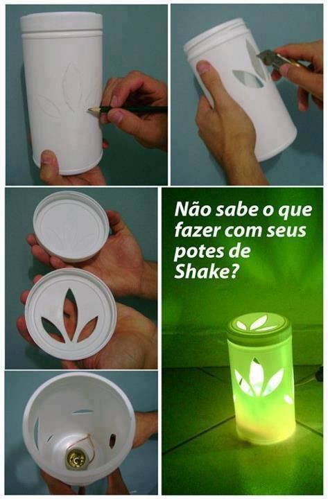 This is for all HERBALIFE fans! What an awesome idea to recycle our Formula 1 containers! :-) Step By Step Crafts, Herbalife Club, Crafts Step By Step, Herbalife Business, Herbalife Nutrition Club, Herbalife Shake Recipes, Herbalife Distributor, Nutrition Activities, Nutrition Club