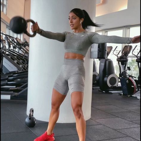 RUBA ALI on Instagram: “🔥FUNctional full body that you can do anywhere, anytime—Let’s Go👊🏽! . Swipe ♥️ + Save for your next home/ gym workout!  I personally find…” Ruba Ali, Home Gym Workout, Workout Abs, Next Home, At Home Gym, Home Gym, Gym Workout, Full Body Workout, Abs Workout