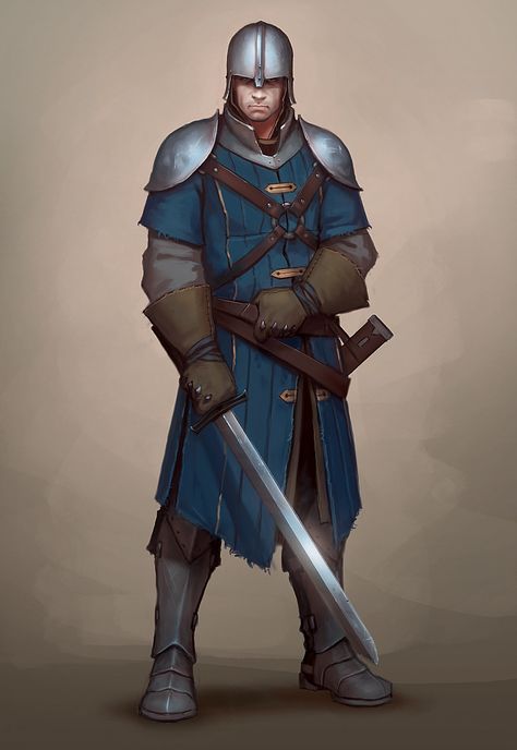 ArtStation - Swordsman, Aleksey Bayura Heroic Fantasy, Armadura Medieval, Dungeons And Dragons Characters, Fantasy Armor, Skyfall, Fantasy Warrior, Arte Fantasy, 판타지 아트, Fantasy Rpg