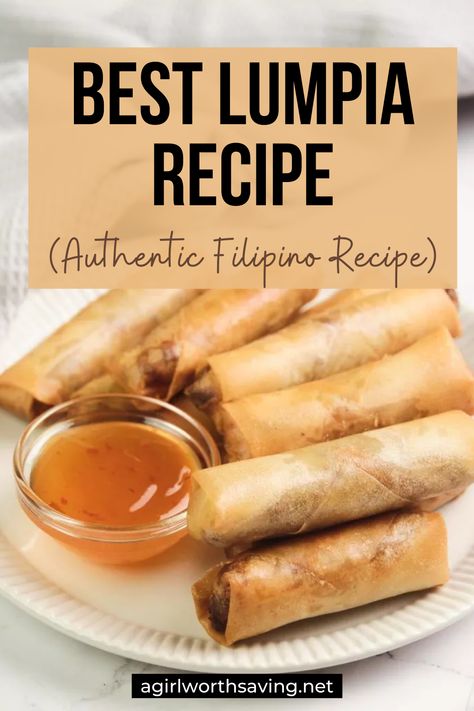 Philapino Recipes, Lumpia Recipe Filipino, Phillipino Food, Lumpia Recipe, Easy Filipino Recipes, Philippines Recipes, Chinese Cooking Recipes, Turkey Dishes, Hawaiian Food