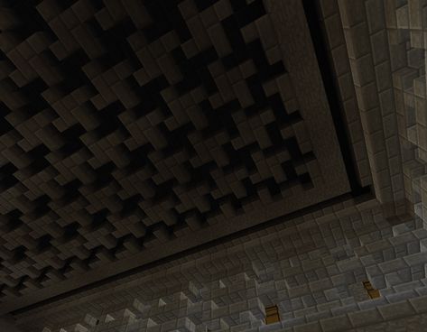 [detail] Houndstooth style ceiling pattern - Imgur Minecraft Ceiling, Patterned Ceiling, Ceiling Pattern, Homemade Bird Feeders, Minecraft Architecture, Minecraft Buildings, Minecraft Designs, Houndstooth Pattern, Ceiling Design