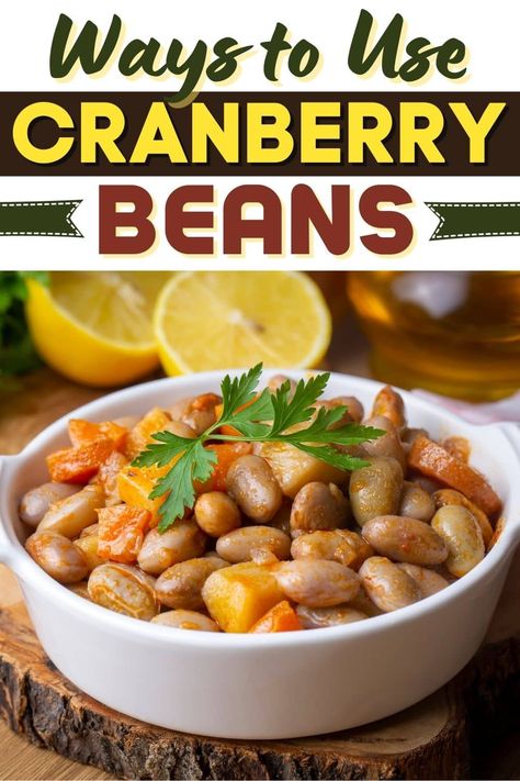 If you're looking for ways to use cranberry beans, you've come to the right place. So grab that bag from the back of the pantry, and let's get cooking. Cooking Cranberries, Dry Beans Recipe, Cranberry Beans, Cilantro Recipes, Fresh Dishes, Bean Soup Recipes, Cranberry Recipes, Dried Beans, Bean Soup