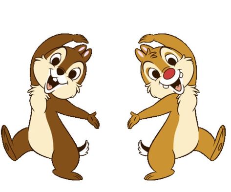 Chip And Dale Drawing, Chip And Dale Tattoo, Tic Et Tac Disney, Disney Chip And Dale, Botanisk Illustration, Chip N Dale, Cartoon Artwork, Disney Art Drawings, Black Color Hairstyles