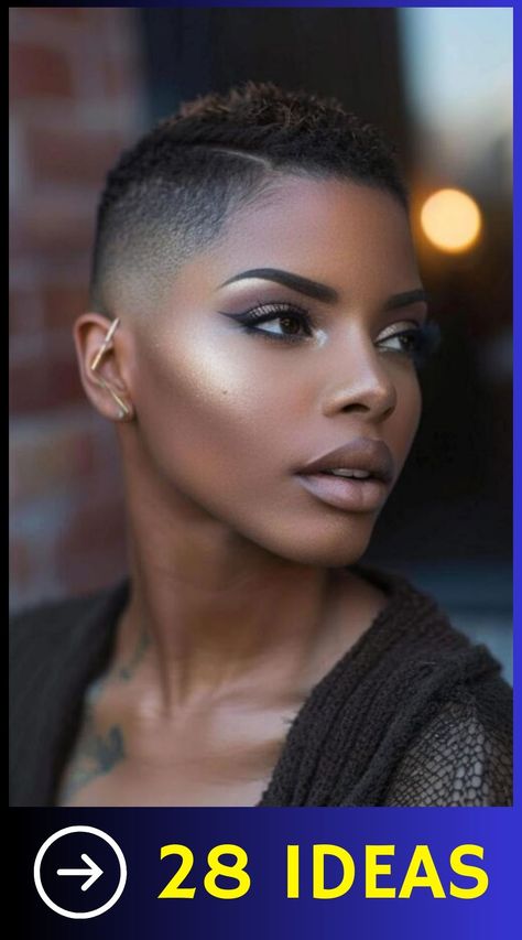 Fashionable 28 Haircuts for Ladies with Black Brief Hair Check more at https://howcandothis.com/hairstyleideas/fashionable-28-haircuts-for-ladies-with-black-brief-hair/ Nice Short Haircuts For Black Women, Black Woman Low Haircut, Womens Faded Short Hair, Low Haircut Black Women, Short Natural Haircuts For Round Faces Black Women, Low Fade Women, Black Woman Fade Haircut, Barber Cuts For Women, Twa Haircuts Tapered