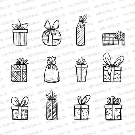 "Sketch Gifts Clipart, Black and White, Gift Outline, Christmas Present Drawing, Hand Drawn Gift Box with Tied Bow, Christmas Decoration, Birthday Gifts Clip Arts, Illustration, Pencil Drawing, Package Designs, Christmas Graphics, Birthday Graphic Designs, Holiday Download, Gift Boxes Download Instant Download: After your purchase is complete, Etsy will send you a link to download your purchased file(s). - NOTE: You WILL NOT receive any physical product(s). * You will receive the following items Christmas Present Drawing, Christmas Gift Drawing, Present Drawing, Gift Drawing, Illustration Noel, Christmas Graphics, Clip Arts, Decoration Birthday, Clipart Black And White