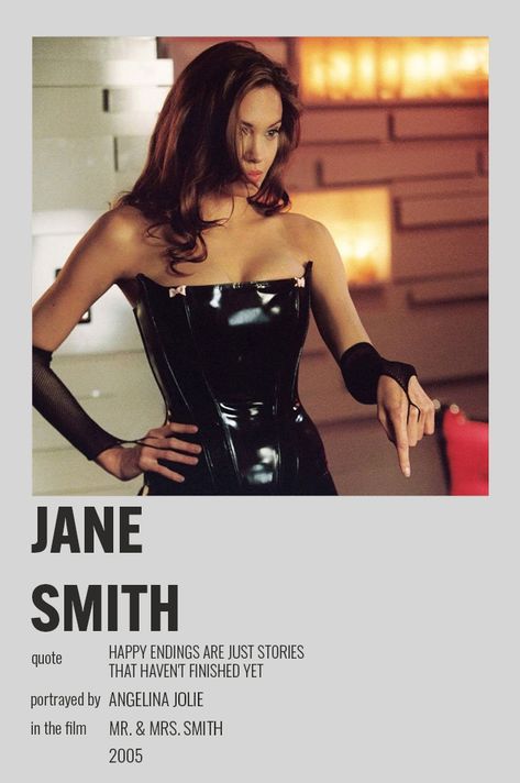 Halloween Costumes For Brunettes, Black Dress Halloween Costume, Angelina Jolie Movies, Halloween Costumes Brunette, Iconic Halloween Costumes, Iconic Movie Characters, Jane Smith, Girly Movies, Hallowen Costume