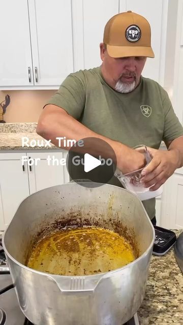 John K Bankston jr on Instagram: "Roux for Gumbo.. You would be surprised how many of these Social Media cooks at don’t know how to make a #roux for a #gumbo or a #gravy  #lol Don’t Get Your Panties in a Wad. I’m just poking fun at y’all.. #louisiana #socialmedia #socialmediacook #livinglife #funny" Gumbo Roux Recipe, Roux For Gumbo, How To Make Roux, Gumbo Roux, How To Make Gumbo, Roux Recipe, Gumbo, Don T Know, Gravy