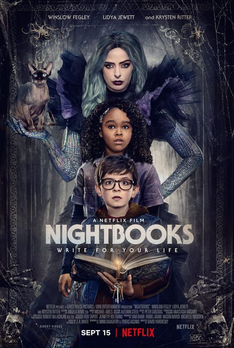 Nightbooks 2021, Les Goonies, Film Netflix, Krysten Ritter, Bon Film, Night Book, Film Horror, Tv Design, Film D'animation