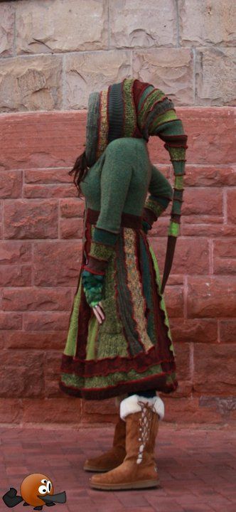 Scrappy 'elf' coat Elf Coat Sewing Pattern, Celtic Christmas Costumes, Elven Coat, Elf Pattern, Celtic Christmas, Ren Faire Outfits, Christmas Elf Costume, Wild Outfits, Fair Outfits