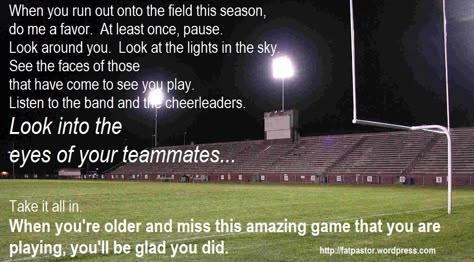 Fat Pastor football Senior Football Quotes, Football Poems, Football Sayings, Football Bags, Football Scrapbook, Inspirational Football Quotes, Senior Night Football, Football Motivation, High School Football Player