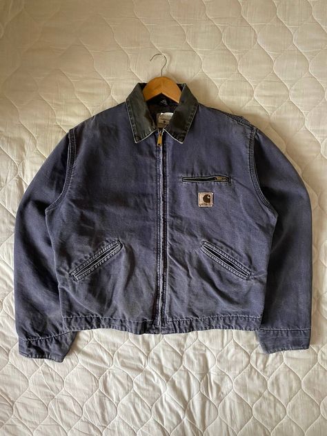 Carhartt Reworked Jacket, Carhartt Streetwear, Cathartic Detroit Jacket, Distressed Carhartt Jacket, Carhartt Patchwork Jacket, Old Carhartt Jacket, Carhartt Detroit, Carhartt Detroit Jacket, Detroit Jacket