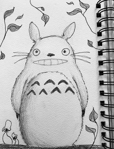 My Neighbor Totoro Sketch #studioghibli #artwork #totoro #drawing #myneighbortotoro #cute #sketch #sketchbook #inspiration #aesthetic Totoro Sketch, Sketchbook Inspiration Aesthetic, Totoro Drawing, Cute Totoro, Totoro Art, Cute Sketch, Neighbor Totoro, Inspiration Aesthetic, Anime Drawing