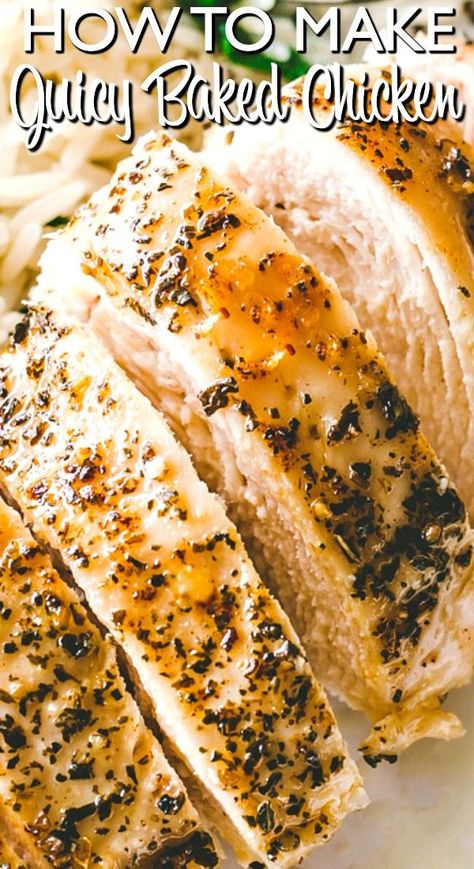 Easy Baked Chicken Breast Recipes, Easy Baked Chicken Breast, Baked Chicken Breasts, Juicy Baked Chicken, Dijon Chicken, Oven Baked Chicken Breasts, Chicken Breast Recipes Baked, Averie Cooks, Thighs Chicken