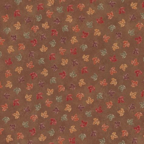 The Hello Autumn fabric collection, designed by Monique Jacobs for Maywood Studio, captures the essence of this magnificent season with a rich palette and enchanting patterns. Whether you're quilting, crafting, or sewing autumn-themed home decor, these fabrics offer endless possibilities. Use this brown fabric adorned with leaves for an upcoming project. Width: 43"/44" Material: 100% Cotton Image Swatch Size: 8" x 8" Simple Fall Designs, Autumn Widgets, Macbook Setup, Cute Fall Backgrounds, Collage Items, Fall Widgets, Autumn Patterns, Iphone Setup, 2000s Wallpaper