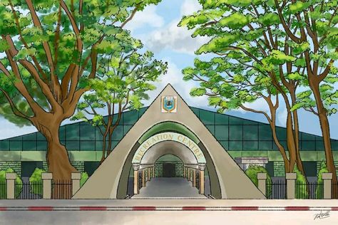 Yangon University, University Architecture, Art Painting Tools, Yangon, Chinese Architecture, Cosplay Anime, Flower Art, Anime Guys, Art Painting