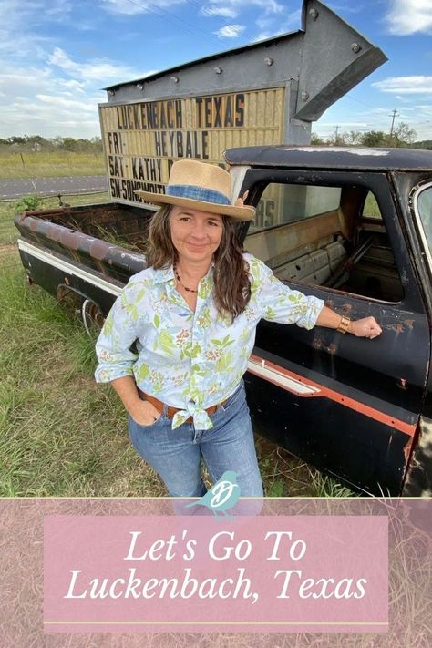 Are you longing for a break from the hustle of life? A place like this does exist! Let's go to Luckenbach, Texas! The Hustle, Cowboy Hats, Letting Go, A Place, Texas, Let It Be, Hats, Travel