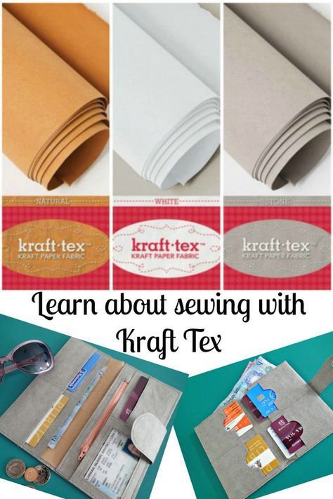 Learning about the new 'paper fabric' product called Kraft Tex and how you can get a leather-like appearance by treating it before sewing. Great for wallets. Krafttex Projects, Washable Paper Bag, Washable Paper, Modern Bag, Sewing Bags, Beginner Sewing Projects Easy, Paper Fabric, Sewing Purses, Sewing Fabrics