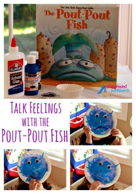 Is your toddler or preschooler emotional with big feelings?  Talk about feelings and how to handle them with The Pout-Pout Fish and this simple kids craft to go with it from paper plates Feelings Lessons, Feelings Preschool, Pout Pout Fish, Fish Christmas, Teaching Emotions, Emotions Preschool, Fish Healthy, Feelings Activities, Emotions Activities