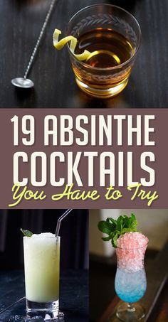 Absinthe Cocktail, Creamy Cocktails, Buzzfeed Food, Alcohol Drink Recipes, Absinthe, Adult Drinks, Party Drinks, Mixology, Cocktail Drinks