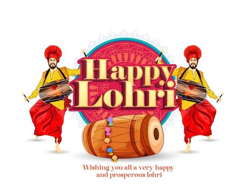 Vector illustration of happy lohri festi... | Premium Vector #Freepik #vector #lohri #lohri-festival #punjabi #happy-lohri Little Krishna Images, Punjab Festivals, Happy Lohri Wishes, Lohri Festival, Lohri Wishes, Happy Lohri, Festival Wishes, Social Media Advertising Design, Mobile Web Design