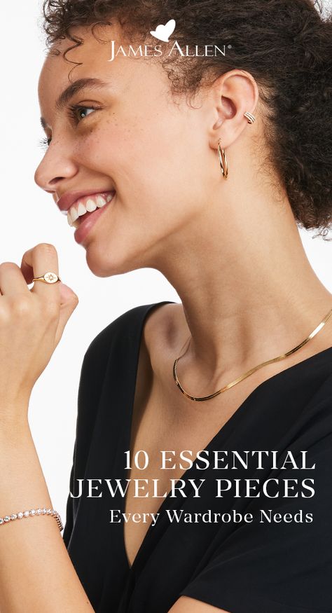 Essential Jewelry Pieces, Classic Jewelry Essentials, Essential Jewelry, Bold Statement Jewelry, Jewelry Staples, Jewelry Essentials, Women's Jewelry And Accessories, Classic Jewelry, James Allen