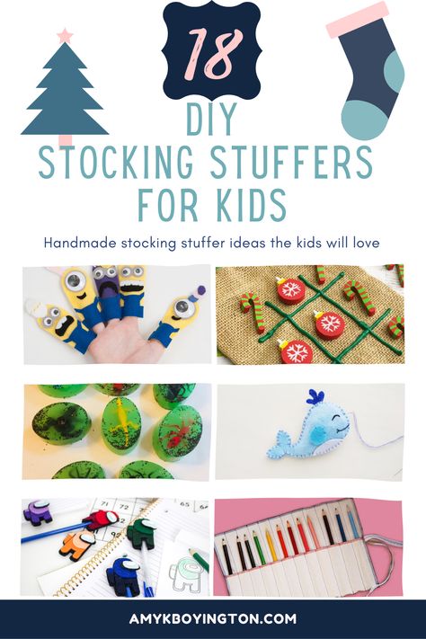 Easy Diy Stocking Stuffers, Christmas Stocking Stuffers Diy, Stocking Stuffer Crafts To Sell, Stocking Stuffer Diy, Diy Stocking Stuffers For Kids, Diy Kids Stocking Stuffers, Homemade Stocking Fillers, Diy Stocking Fillers, Kids Stocking Stuffer Ideas