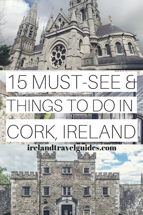 15 Things To Do In Cork City, Ireland - Ireland Travel Guides Vacation Logo, Ireland City, Cobh Ireland, Travel Ireland Tips, Ireland Cork, Ireland Travel Tips, Ireland Road Trip, Ireland Itinerary, Ireland Travel Guide