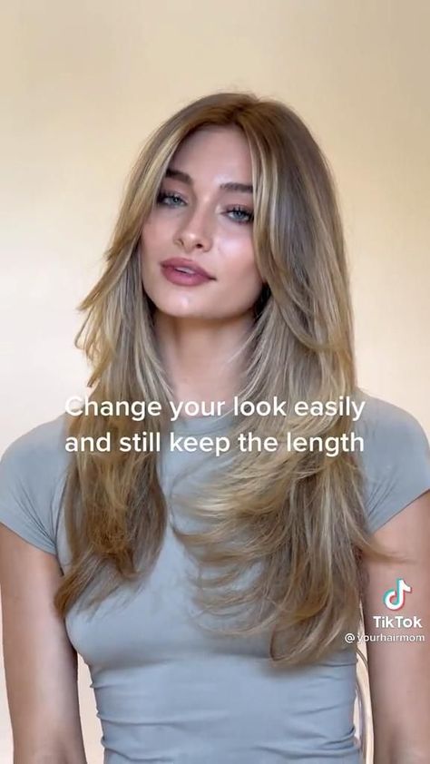 Haircuts For Long Hair With Layers, Vlasové Trendy, Hairstyles For Layered Hair, Hair Tips Video, Blonde Hair Inspiration, Hair Stylies, Haircuts For Medium Hair, Haircuts Straight Hair, 짧은 머리