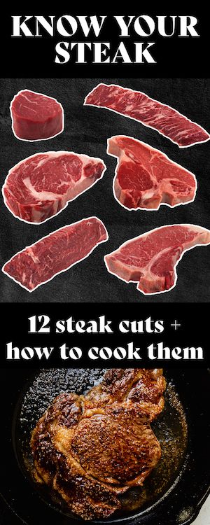 If you’ve ever stood in the meat aisle or the butcher counter and felt lost looking at the different steak cuts, we’re here to help. The many different types of steak can leave anyone feeling confused about what to pick. Types Of Steak, Best Way To Cook Steak, Different Cuts Of Steak, Oven Steak, Beef Wellington Bites, Best Cut Of Steak, Ways To Cook Steak, Kinds Of Steak, Cook Steak