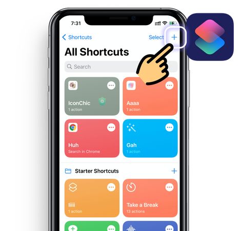 How to change the icon with shortcuts? – IconChic How To Change The Icon Of An App, How To Change Icons On Ipad, Shortcut Icon, Open App, App Icon Design, App Icon, Icon Design, Ipad, Quick Saves