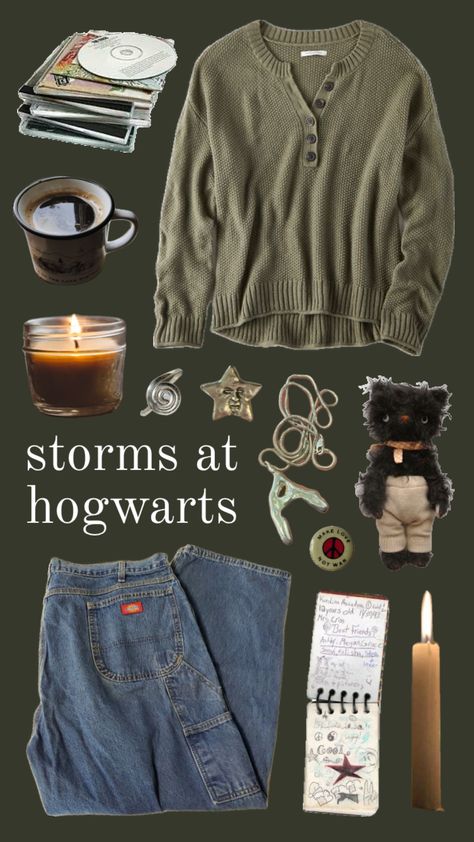 Harry Potter Outfit Ideas Casual, Slytherin Outfits Aesthetic, Harry Potter Aesthetic Outfits, Harry Potter Outfits Aesthetic, Hogwarts Outfits, Harry Potter Outfits, Outfit Collage, Fall Fits, Swaggy Outfits