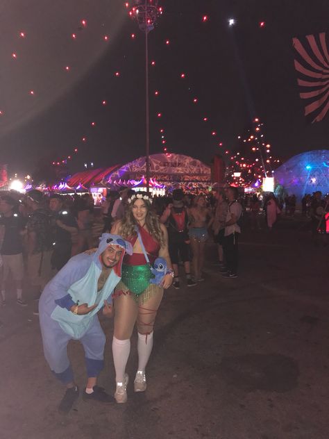 Escape halloween as lilo and stitch matching costumes #escape #halloween2017 #halloween #escape #liloandstitch #disney #rave #couple #matchingcostume #couplecostume Escape Halloween, Rave Couple, Matching Costumes, Halloween 2017, Couples Costumes, Lilo And Stitch, Concert, Halloween, Disney