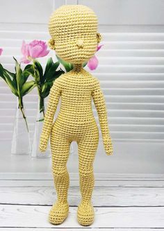 Doll Body: Crochet Pattern | PDF | Crochet | Artistic Techniques Crochet Doll Body Pattern, Crochet Doll Base, Body Crochet Pattern, Doll Body Pattern, Arm Crocheting, Doll Base, Doll Pattern Crochet, Crochet Doll Clothes Free Pattern, Crochet Bodies