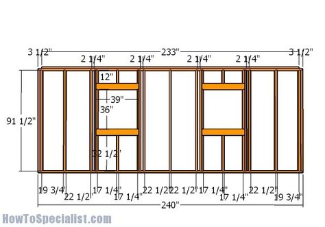 16x20 Shed Plans | HowToSpecialist - How to Build, Step by Step DIY Plans 16x20 Shed Plans, 12x20 Shed Plans, Storage Barn, Storage Building Plans, Shed Diy, Small Shed Plans, Small Shed, Shed Frame, Garden Shed Plans