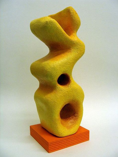 Floral Foam Sculpture, Styrofoam Sculpture, Expressionism Sculpture, Example Of Abstract, Foam Sculpture, Styrofoam Art, Foam Carving, 3d Art Projects, High School Art Lessons