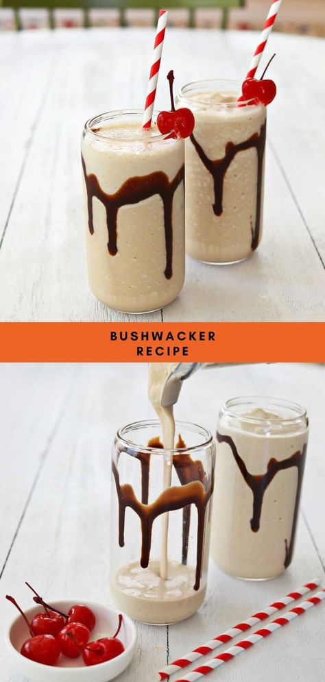 Bushwacker - A Beautiful Mess Bushwacker Drink, Bushwacker Recipe, Cherry Limeade Recipe, Limeade Recipe, Cream Of Coconut, Frozen Drink, Bushwacker, Coffee Liqueur, The Virgin Islands