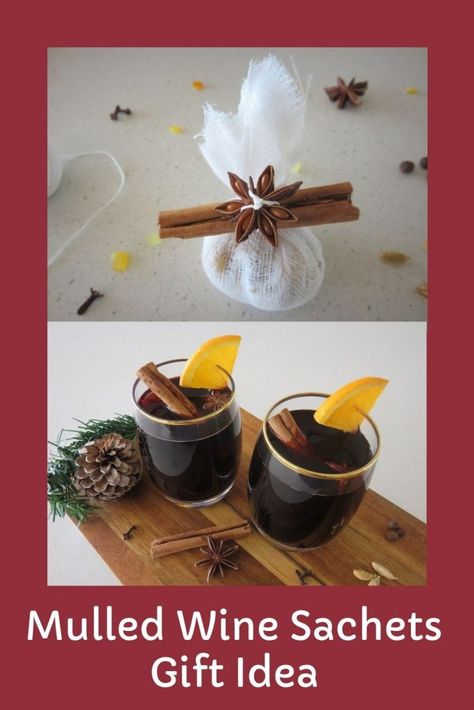 Diy Mulled Wine Spices, Mulled Wine Gift Diy Spice Mixes, Mulled Wine Spice Bags, Mulled Wine Kit Gift, Mulled Cider Gift, Mulled Wine Recipe Crockpot, Personal Christmas Gifts, Mulling Spices Gift, Non Alcoholic Mulled Wine