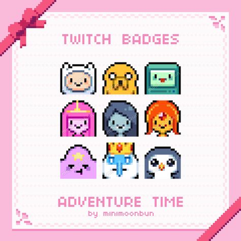 Pixel Art Ideas Pixel Emotes, Adventure Time Pixel Art, Diy Minecraft Decorations, Cute Pixel Art, Pixel Art Landscape, Pixel Art Characters, Minecraft Decorations, Pixel Art Design, Pixel Art Pattern